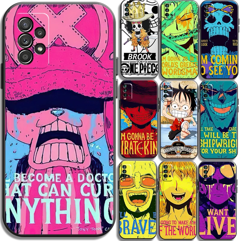

One Piece Japanese Anime Phone Cases For Xiaomi Redmi POCO X3 GT X3 Pro M3 POCO M3 Pro X3 NFC X3 Mi 11 Mi 11 Lite Funda Coque