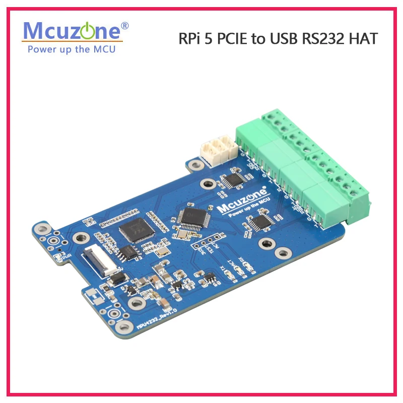 MP4232 Raspberry Pi 5 PCIE к USB RS232 HAT 3 * USB2.0 без драйвера телефон