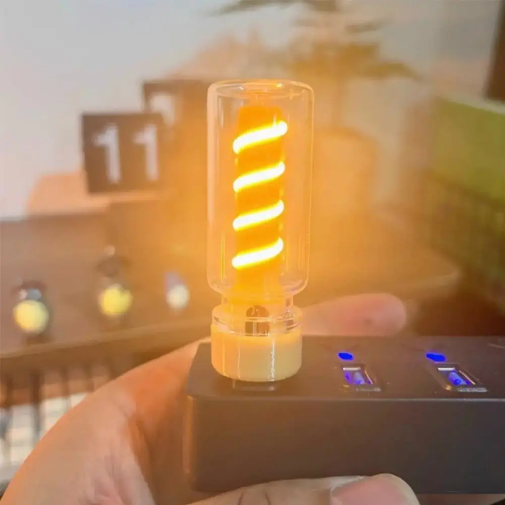 Светодиодная USB-лампа накаливания DC5v с регулируемой яркостью внутренняя лампа