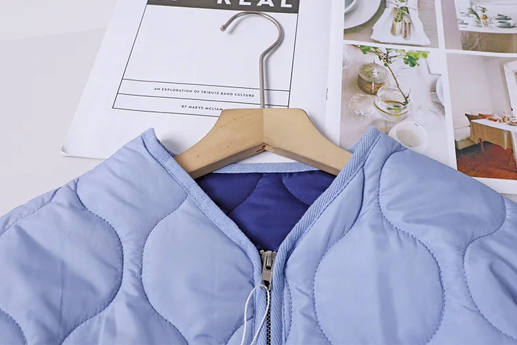 2022 Autumn and Winter New Loose Jacket Cotton Short Jacket Casual Solid Color Zipper Jacket Large Size Women's Cotton Clothing