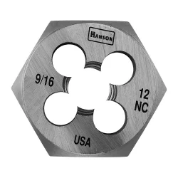 

High Carbon Steel Hexagon 1-7/16" Across Flat Die 9/16"-12 NC