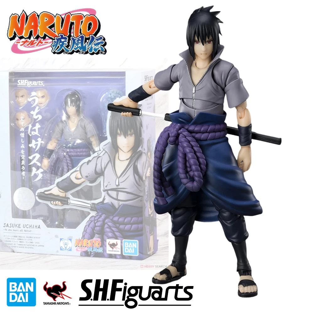 Фигурка Bandai S.H. Фигуртс Саске Учиха из аниме Кто несет любую ненастоятельность
