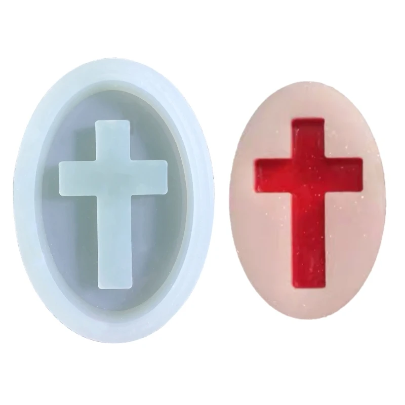 

Oval Shaped Silicone Mold Epoxy Resin Mold DIY Jewelry Pendant Tools Plaster Crafts Making Supplies Non-stick