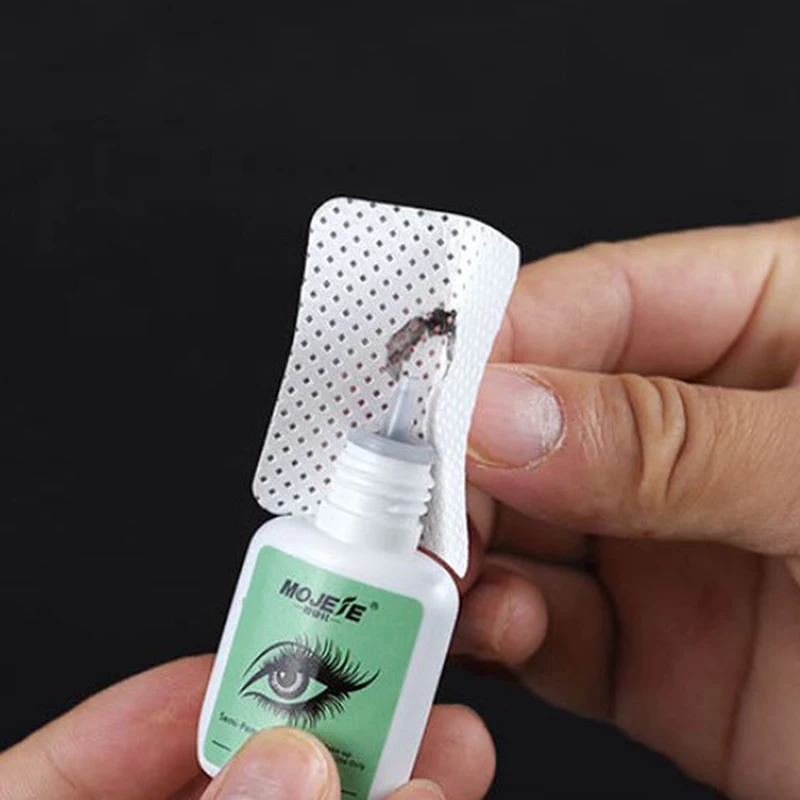 100/200 шт./корт. Безворсовое средство для снятия клея ресниц хлопковые салфетки