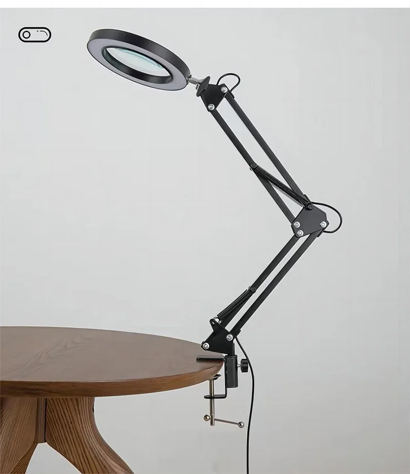 Настольное увеличительное стекло с лампой 20 раз HD красота чтение электронной