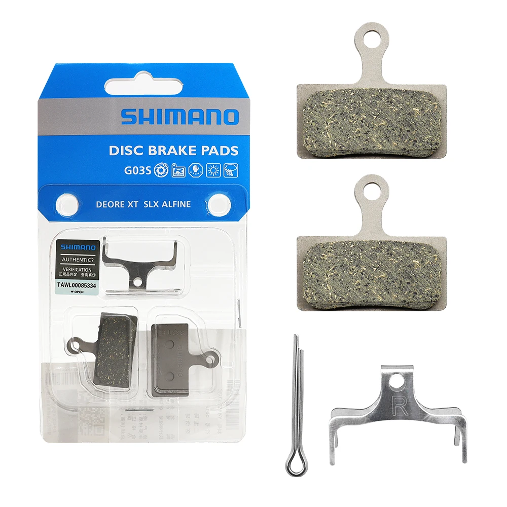 SHIMANO G03S полимерные дисковые тормозные колодки 2-поршневые горные велосипеды для