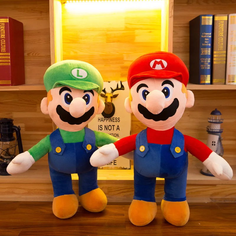 

Игрушка плюшевая Марио 40 см, игрушка Марио, мягкая мультяшная детская игрушка, подарок на день рождения и Рождество