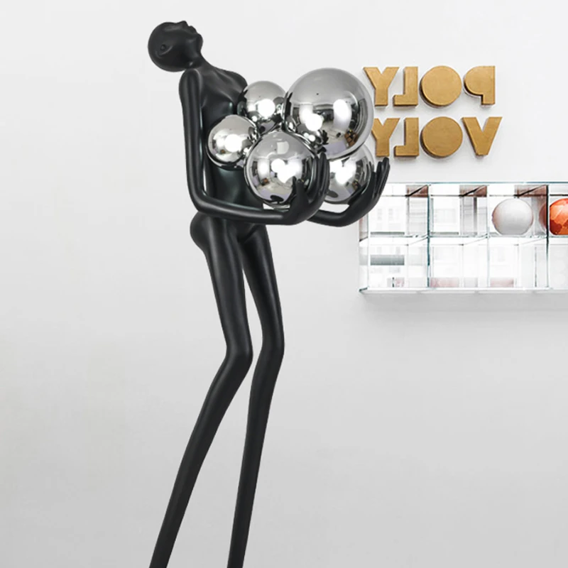 

Art Sculptured Ornaments Home Living Room Floor Lamp High-End Entry Lux Decorative Hallway Floor Big Decorations