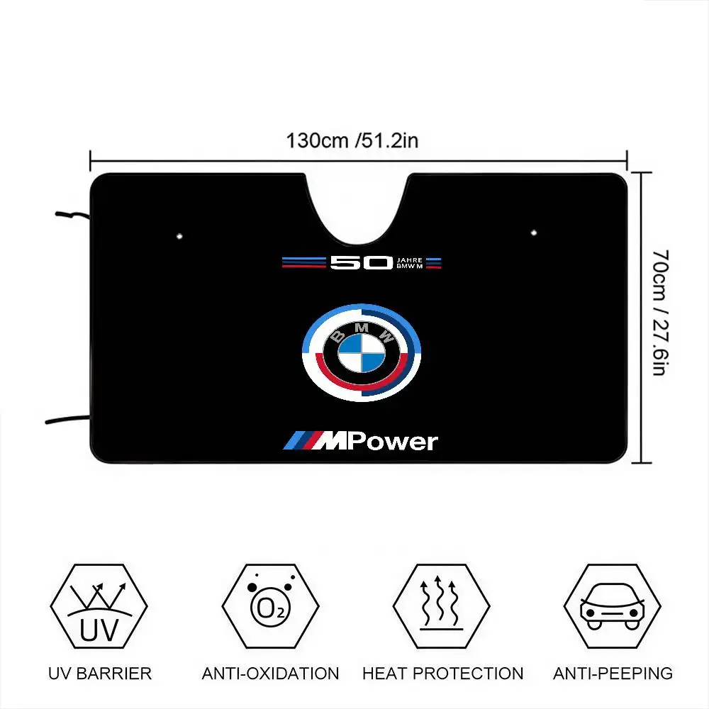 

Модный красный автомобильный солнцезащитный козырек, лобовое стекло, защита от ультрафиолета, передний козырек, солнцезащитный козырек, синий-Bmws-w, защитный чехол с логотипом