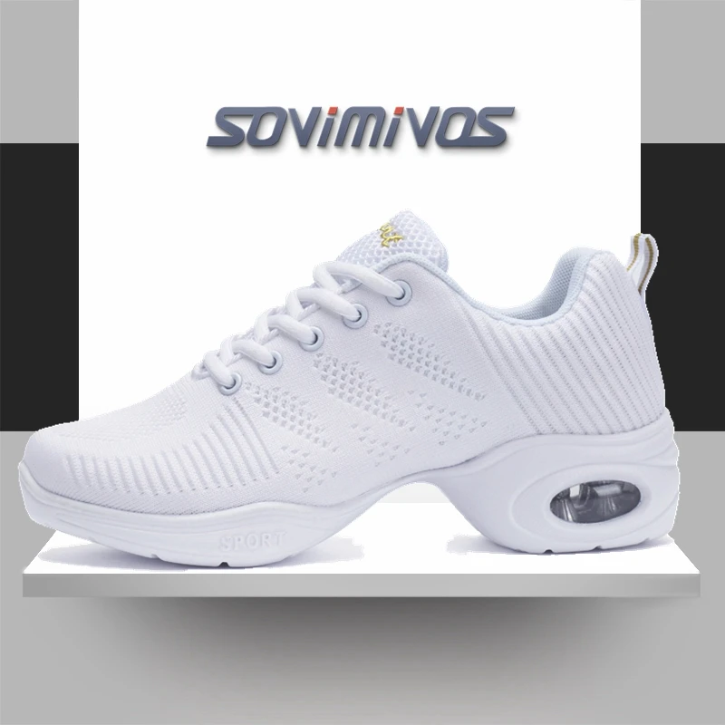 

Танцевальная обувь, спортивная обувь для современных джазовых танцев, дышащая танцевальная обувь с мягкой подошвой, кроссовки для женщин, женская обувь для тренировок