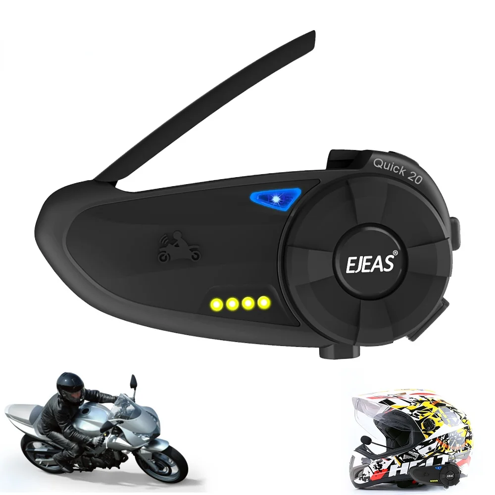 

Headset Voice Control Intercom Moto Bluetooth Motorcycle Headset Bluetooth Earphone Wireless Headphone