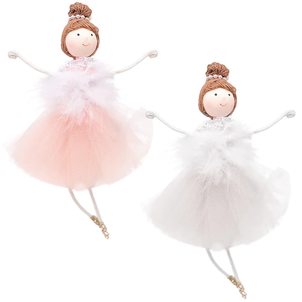 

Christmas Ornament Hanging Treeshelf Ornaments Pendant Girl Decorations Decoration Tabletop Ballet Figurine Legs Dangle