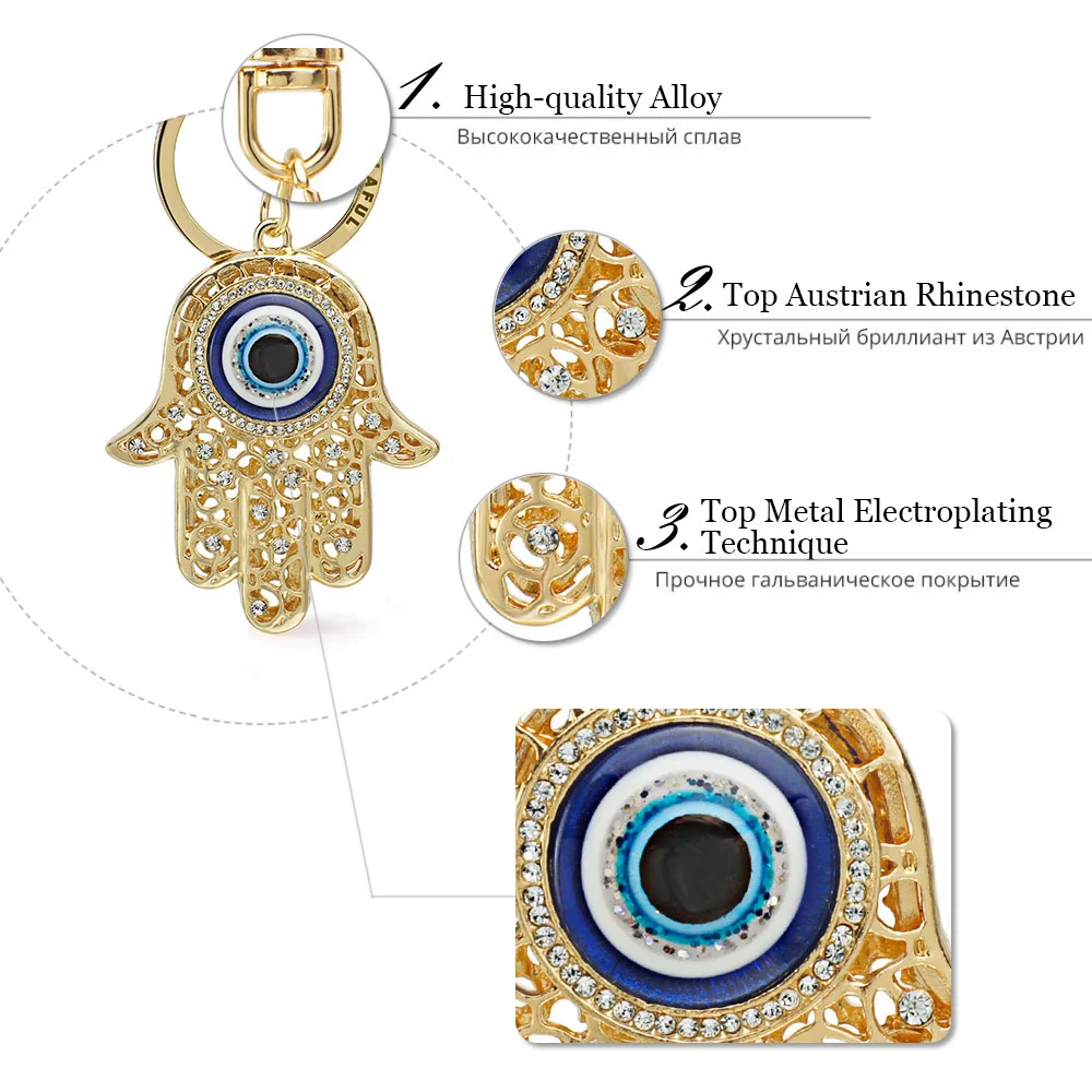 Dormon счастливый Амулет Хамса Фатима ручные глаза ранние брелоки кошелек сумка