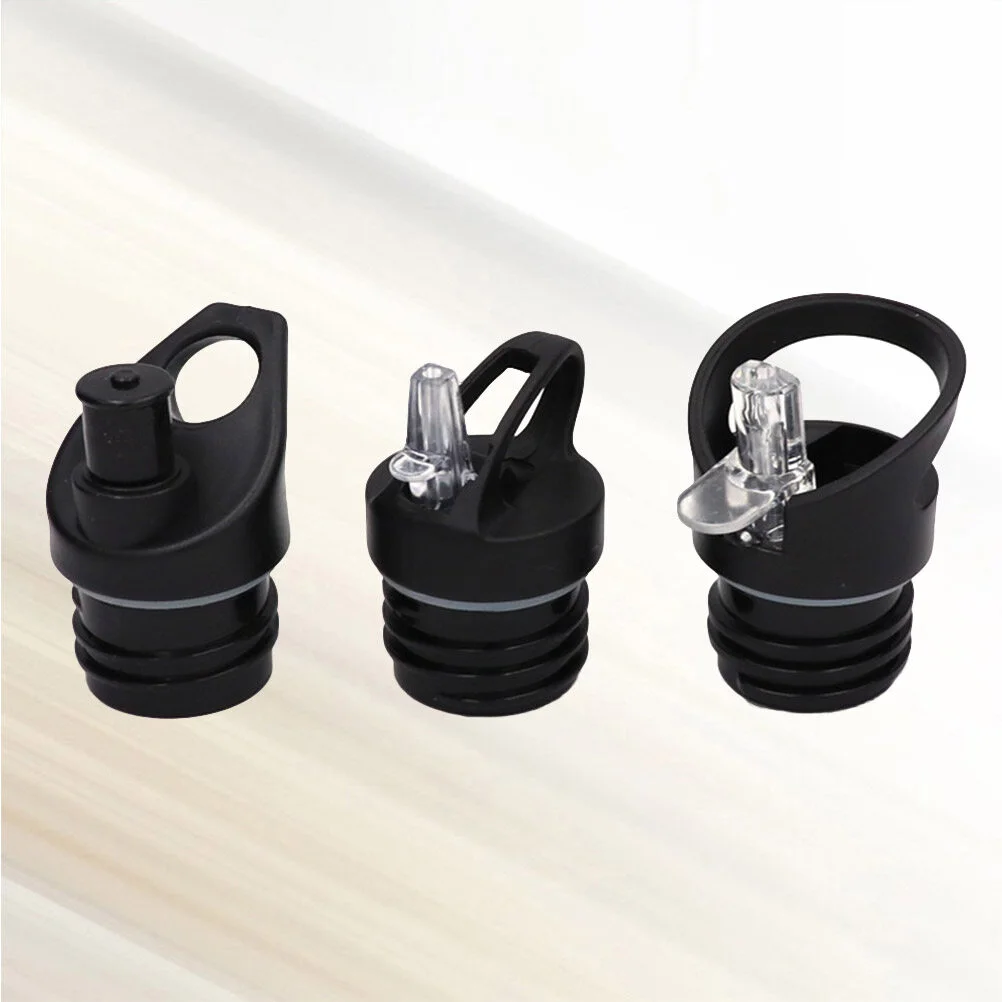 

3 Pcs Silicone Water Bottle Water Bottle Carrier Flask Water Bottles Mouth Water Bottle Lid Wide Mouth Bottle Lid Lid Water