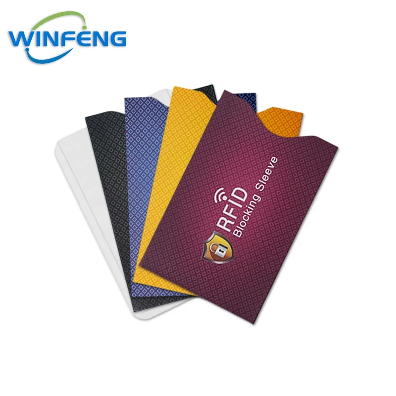 

5 шт., рукава для карт с защитой от сканирования, защита для кредитных карт NFC RFID, антимагнитная алюминиевая фольга, блокировка RFID, держатель банковской карты
