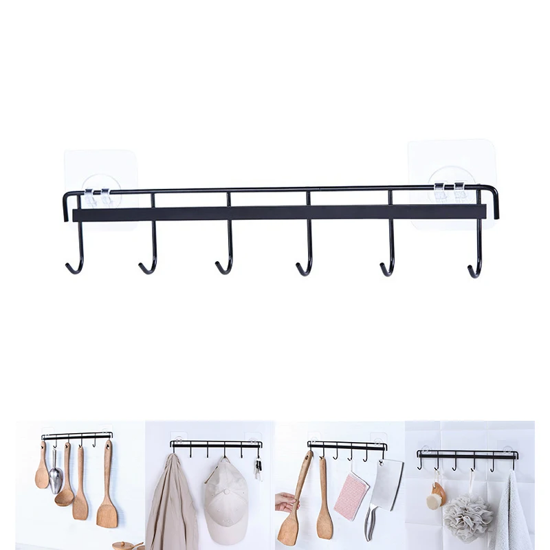 

Настенная вешалка-Крючок для полотенец, 6 крючков