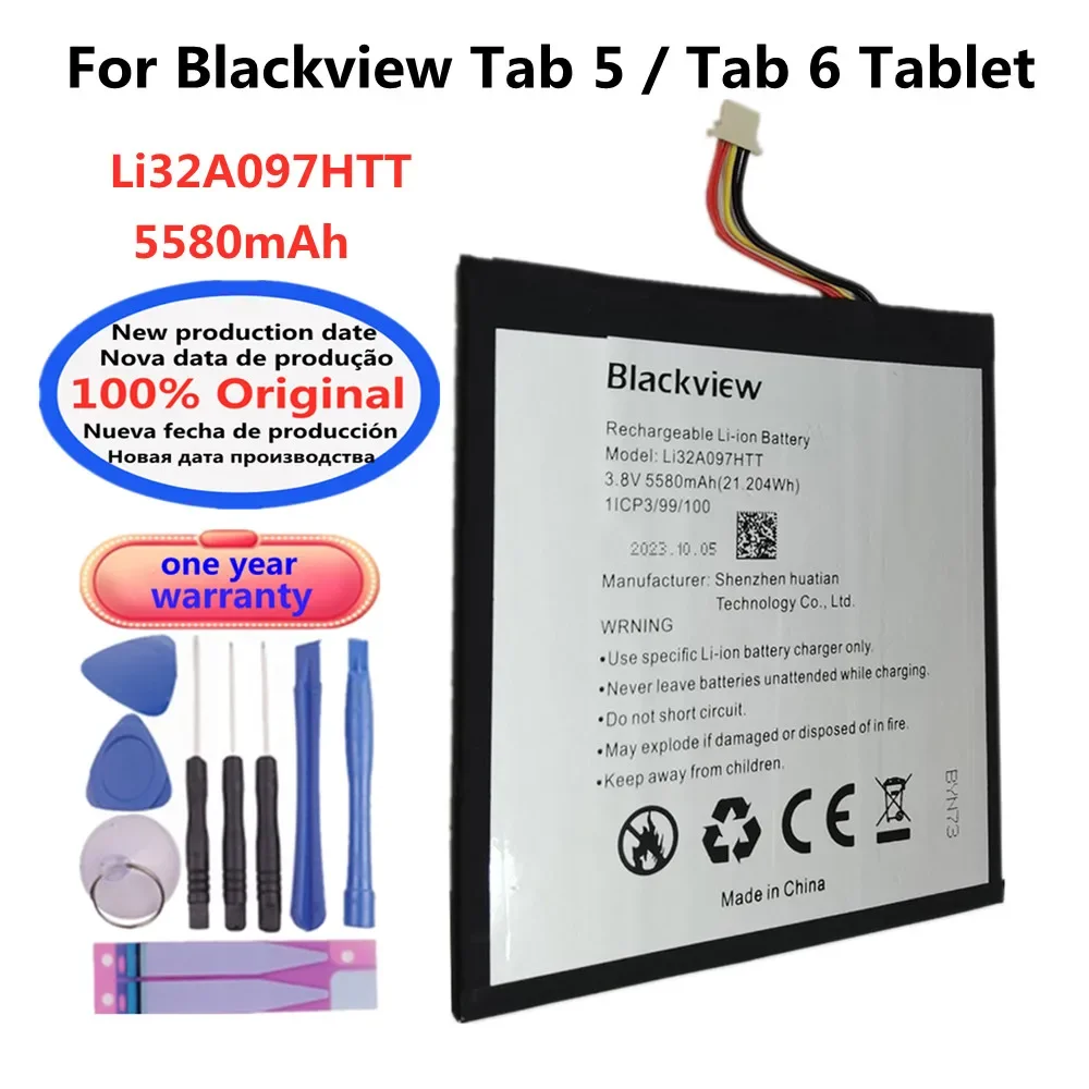 Li32A097HTT оригинальный аккумулятор для мобильного телефона Blackview Tab 5/Tab 6 планшетный