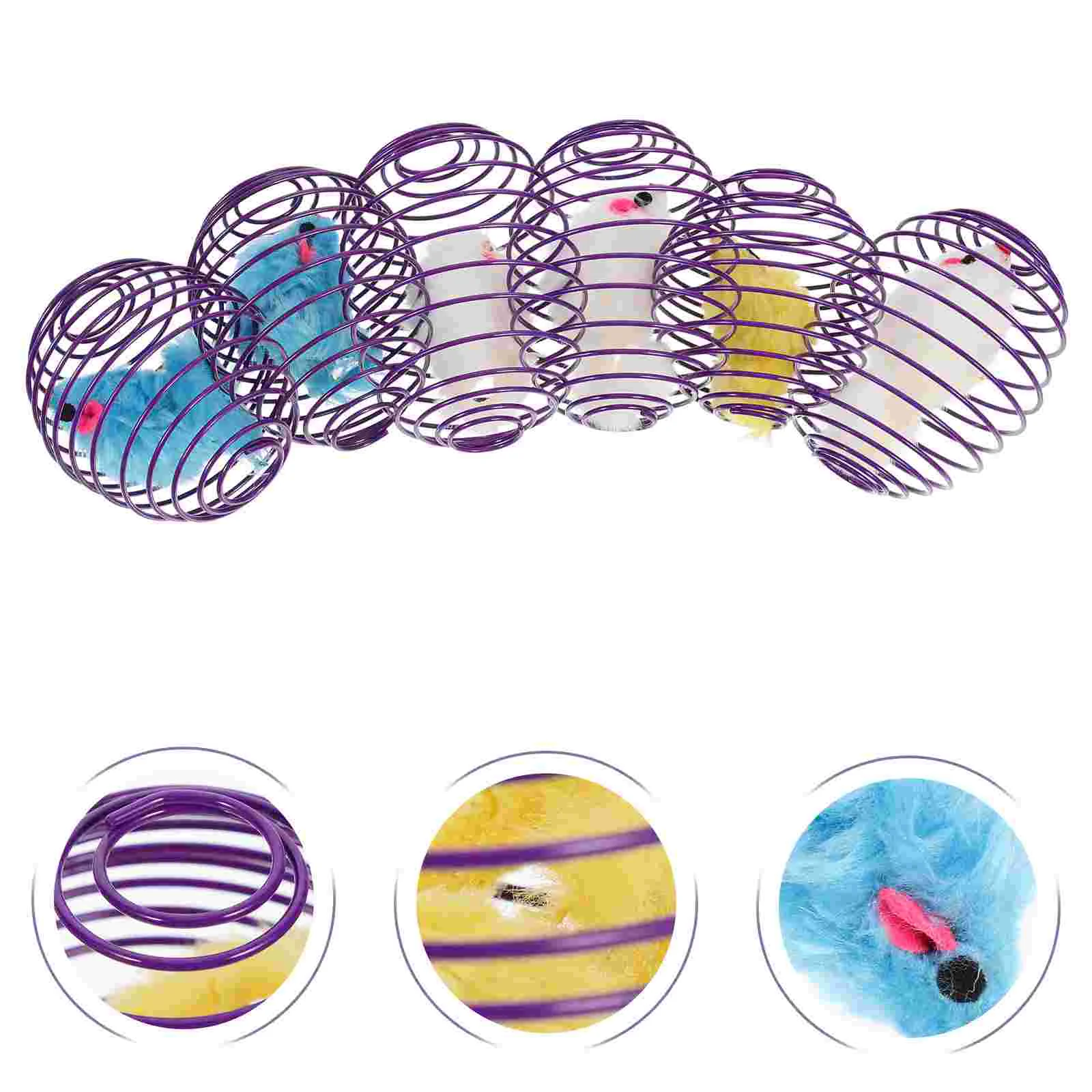 

Детские Игрушечные Мячи для собак, мыши крысы, котята, мяч для животных, моляр, плюшевая игрушка-клетка для прорезывания зубов, Интерактивна...