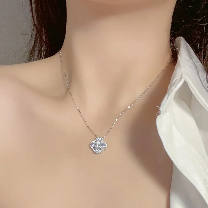 Искусственное Серебро S925 женский аксессуар с цепочкой на ключицу
