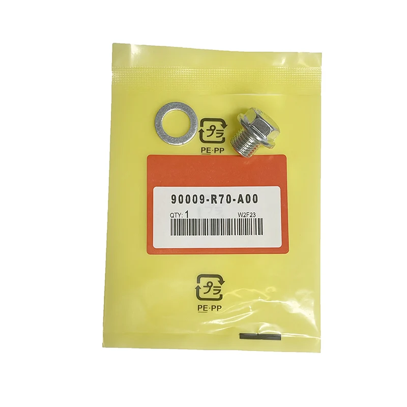 

90009-R70-A00 For Honda Engine Oil Pan Screw Oil Drain Screw Magnetic Bolt