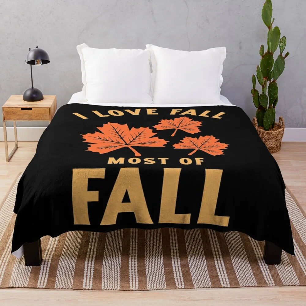 

Роскошное Одеяло в стиле бохо с надписью «I Love Fall»