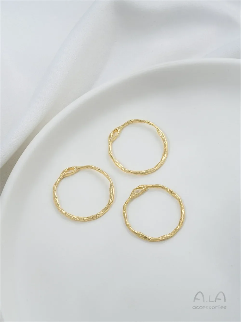 14 К позолоченная геометрическая рамка квадратная круглая капля воды персиковое