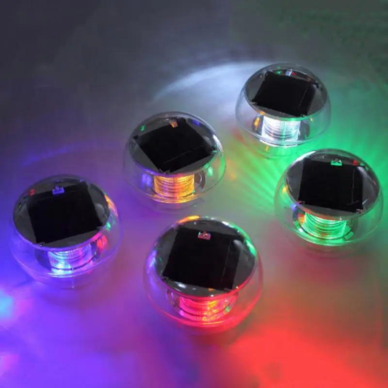 

Solar Flow Lamp Waterproof Led Underwater Lights for Pools Color Floating Pool Light Lamp Pond Landscape Decoration Lighting XNC