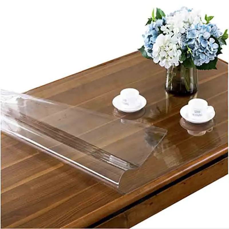 

Прозрачная пластиковая 100% водонепроницаемая скатерть, виниловая прямоугольная скатерть из ПВХ, протектор, устойчивая к протеканию жира са...