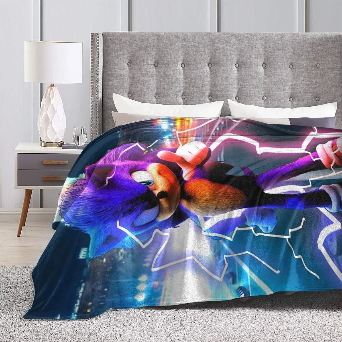 

Sonic Sherpa одеяло покрывало бархатное плюшевое мягкое удобное домашнее одеяло для кемпинга