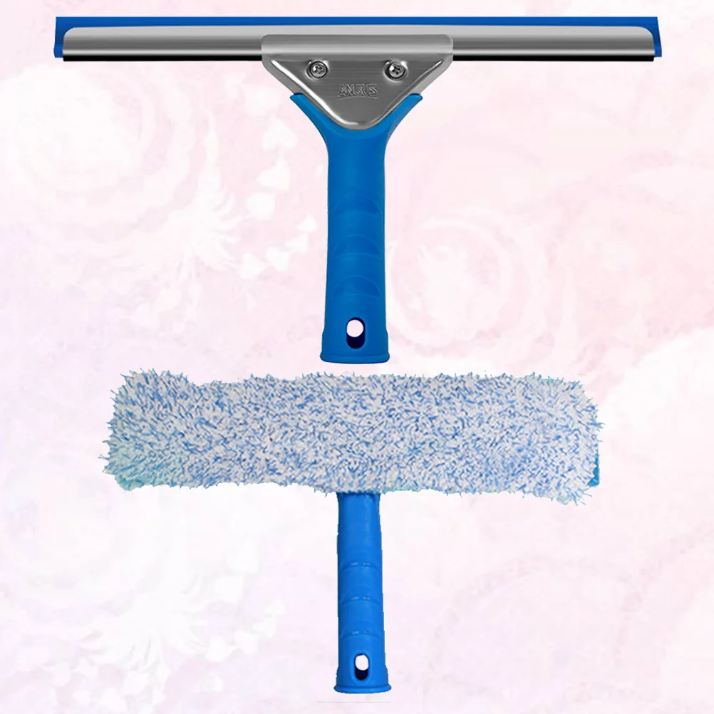 

Squeegee Window Wiper Brush Shower Bathroom Cleaning Mop Car Tool Rubber Steel Water Wipe Stainless Door Scrubber Scraper Hand