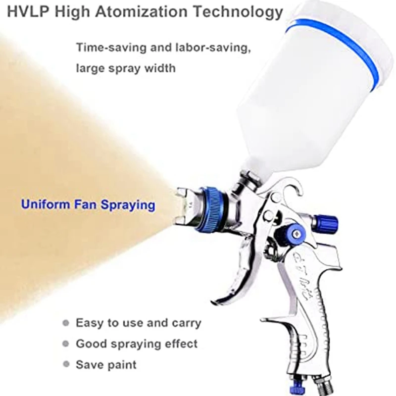 Набор распылителей для покраски Hvlp Металлическая Насадка 1 4 мм 7 2 0 набор