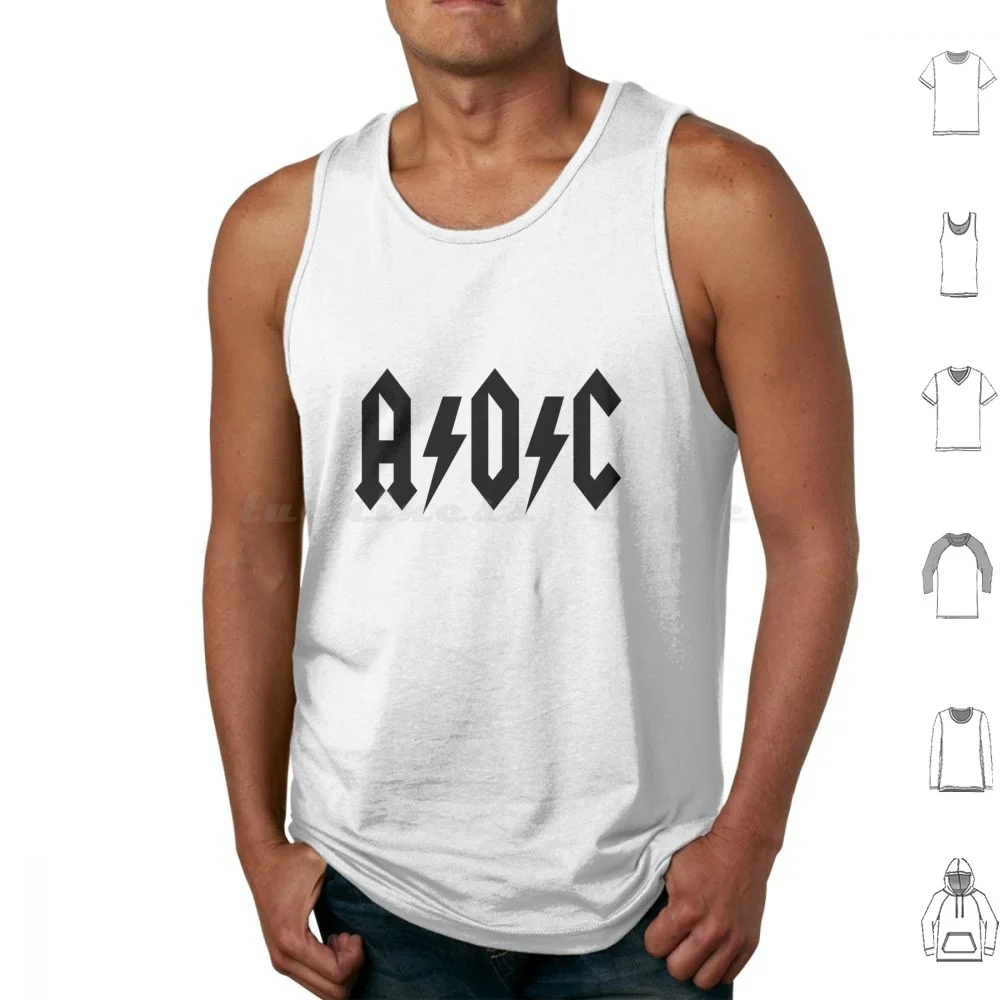 

Whole Lotta Aoc Tank Tops Vest Sleeveless Aoc Alexandria Cortes Politics Democrat Woman Women Vote Resist Washington Congress