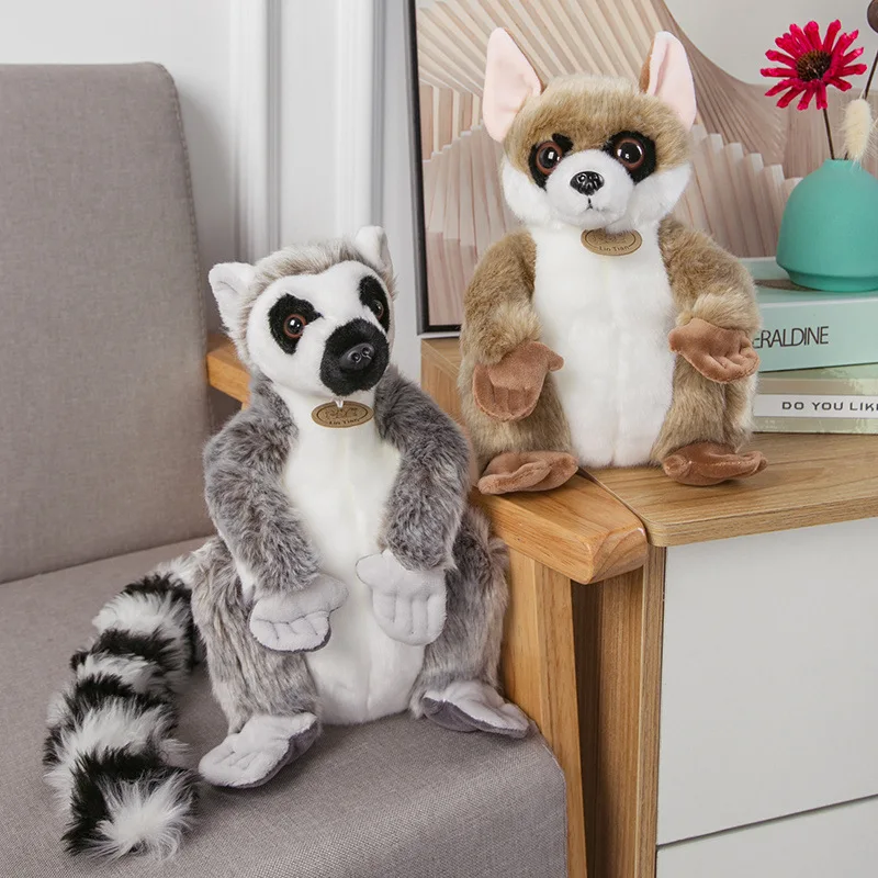 

Stuffed Animal Doll Stuffed Lemur Doll Zoo Monkey Doll Role-playing Game