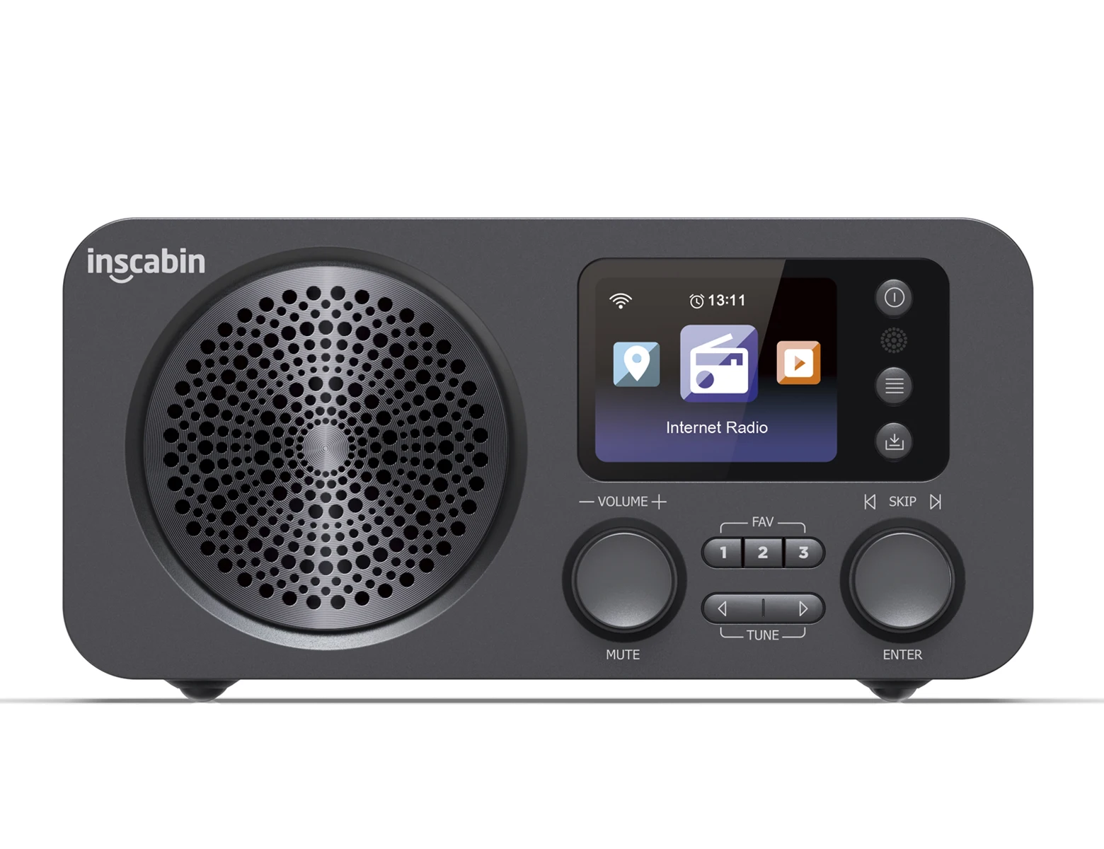 Inscabin D7 Internet DAB/DAB+ Digital Radio, Internet Radio/Digital Radio with Spotify Connect and Bluetooth/FM/Colour Screen