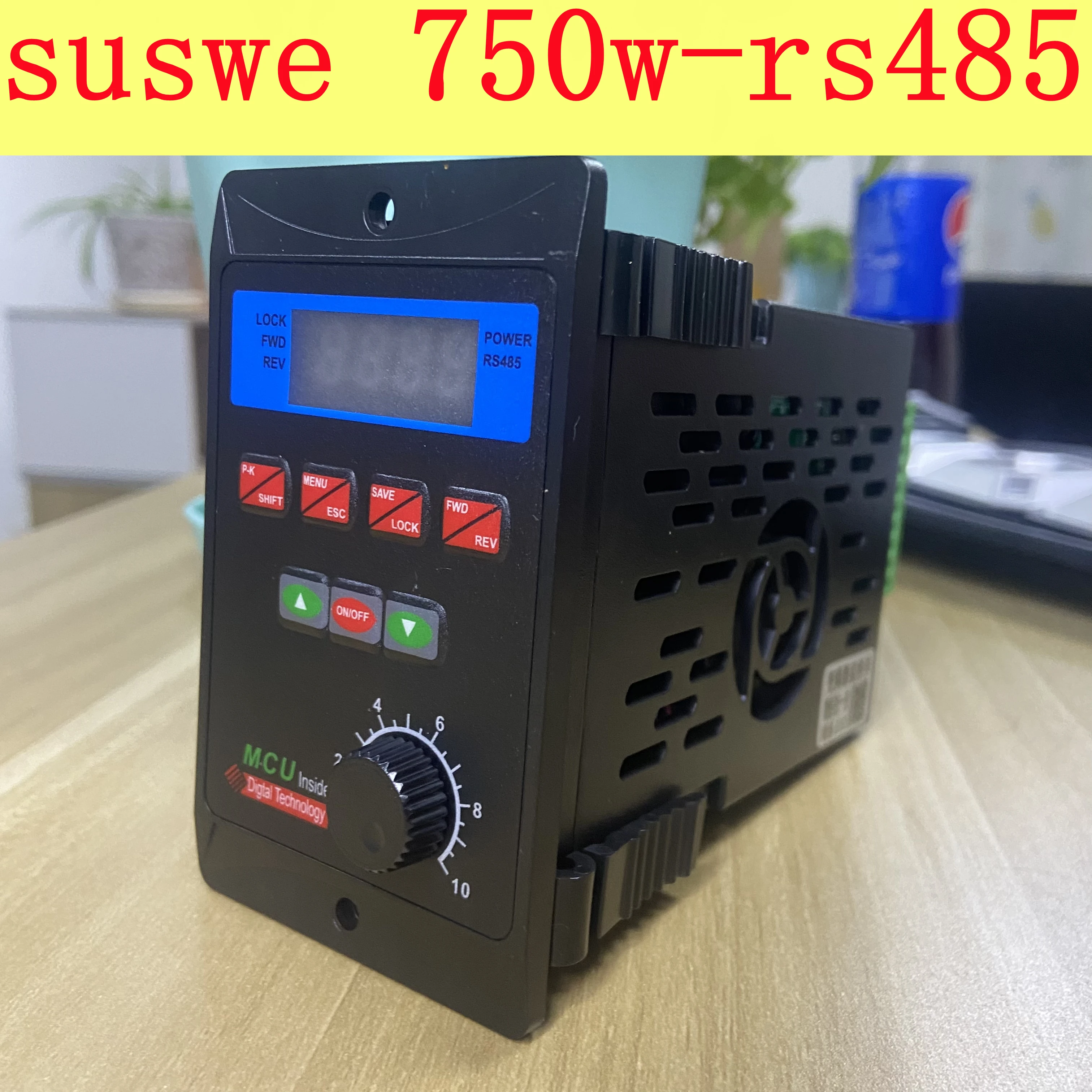 

SUSWE 810 vfd 750W frequency converter add RS485 220vSingle phase inp three-phase motor driver single phase input 0.75KW