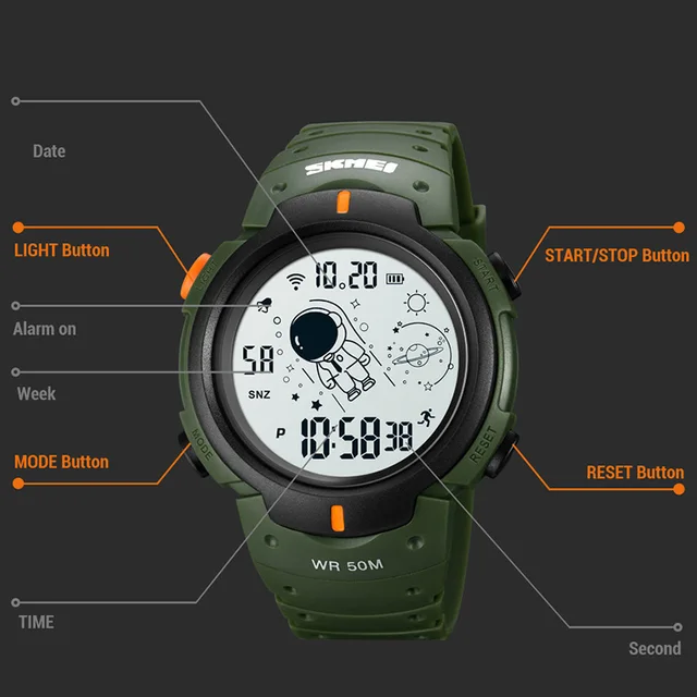 Sports Watches Led Light Display 3