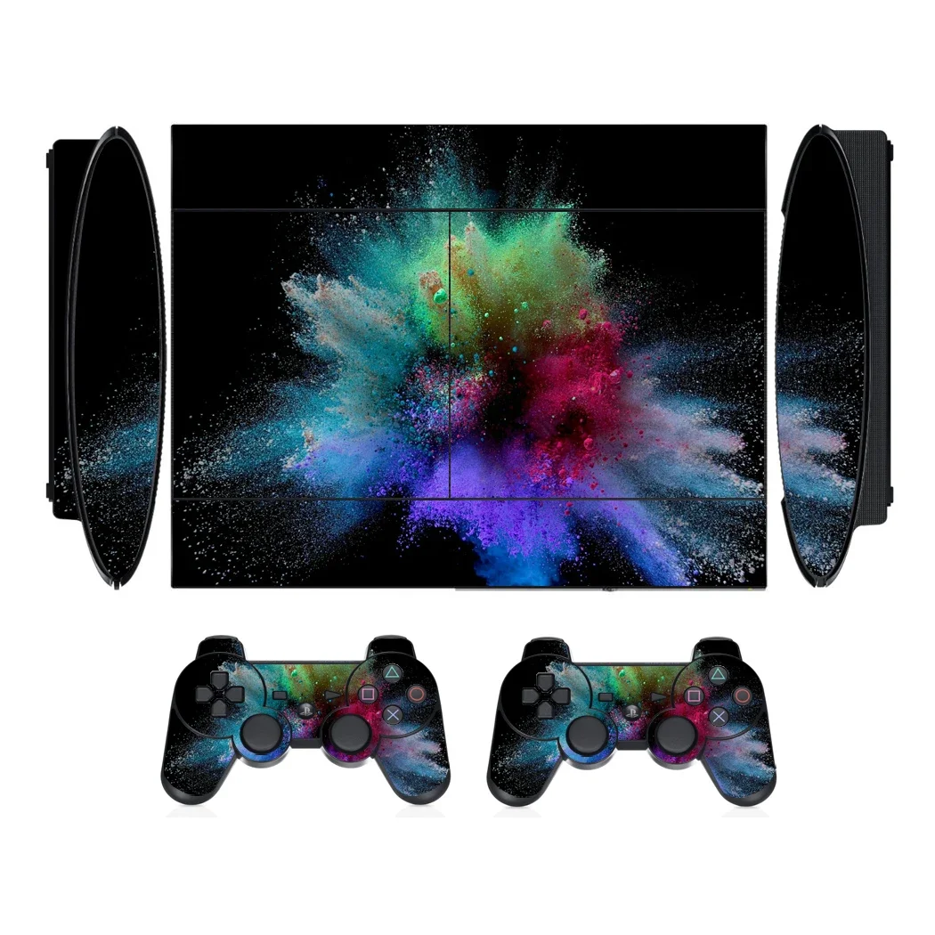 Виниловые наклейки для Sony PS3 Super Slim и контроллеров (COOL COLOUR)