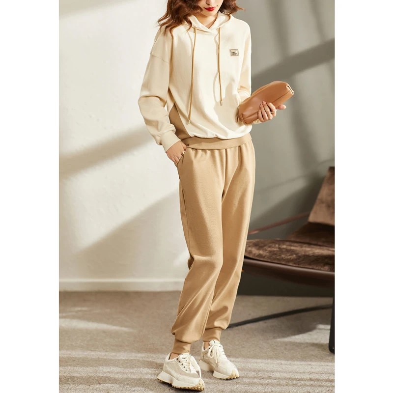 Vimly Hoodies Two Piece Pant Sets for Women Sport New In Matching Sets Tracksuit Long Sleeve Sweatsuit Sweatpants Outfit V1523