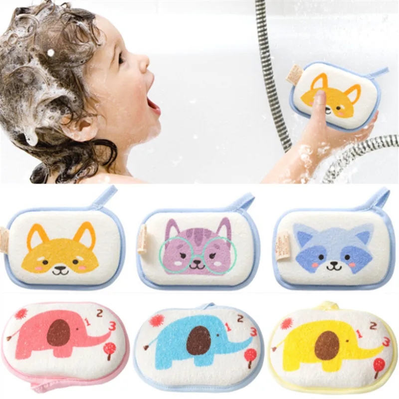 

Baby Bath Sponge for Kids Children Toddlers Newborns Adults CleaningTowel Brush Soft Inirritative Bath Foam Shower Sponge