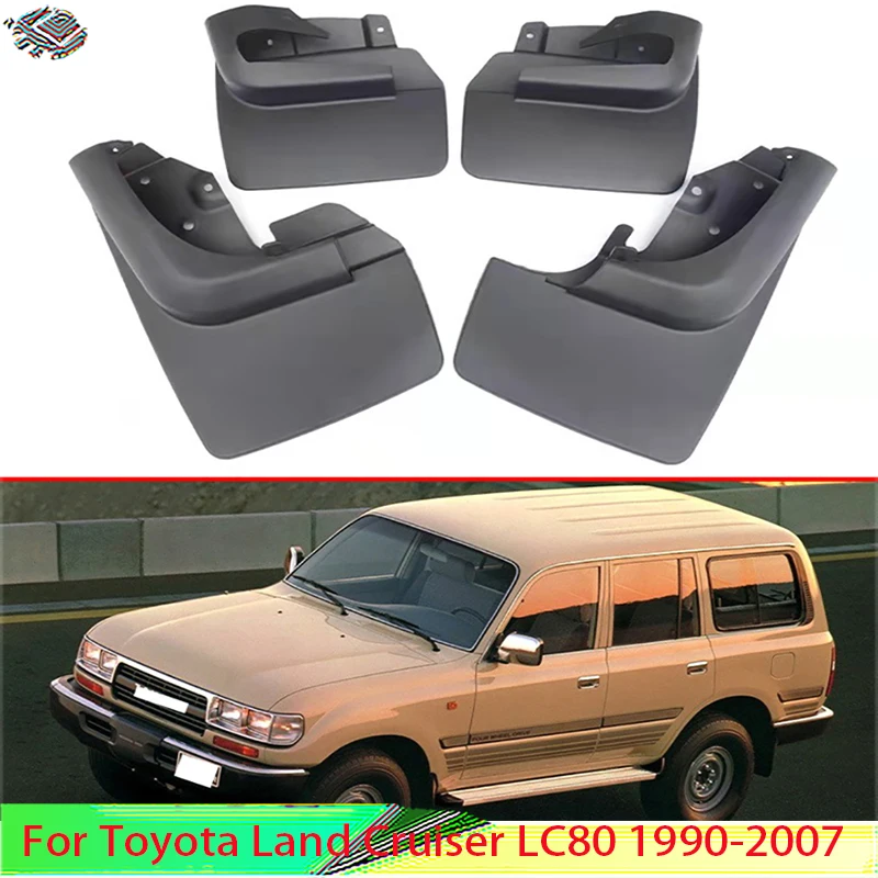

Для Toyota Land Cruiser LC80 1990-2007 Брызговики от брызг детали 4 шт./компл. 2000 2001 2002 2003 2004 2005