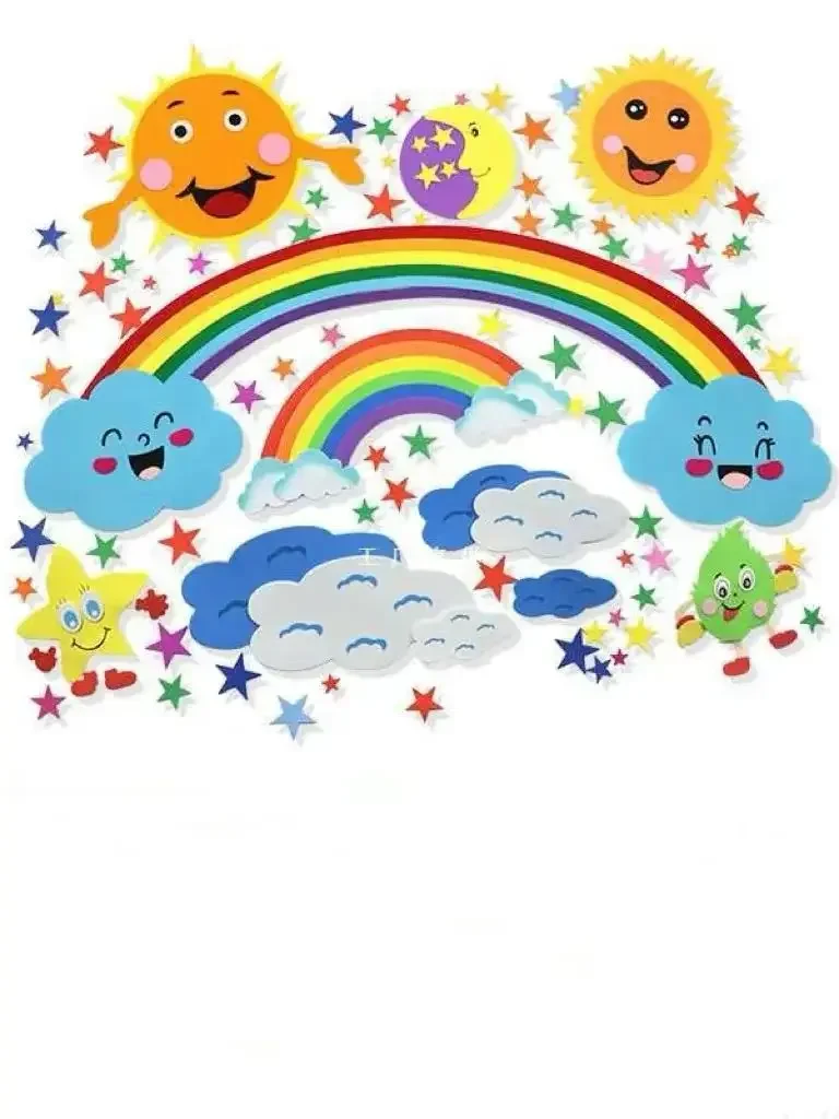 JoyWorld 3D пенопластовый небесное облако ремесло мультфильм доска стикер стены