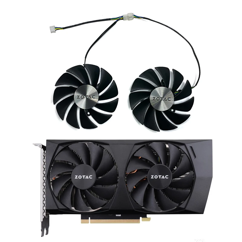 

CF9015H12S 4PIN DC12V 0.4A GPU Graphics Fan for ZOTAC GeForce RTX3060 Twin Edge OC RTX 3060 RTX 3060Ti Cooling Fan