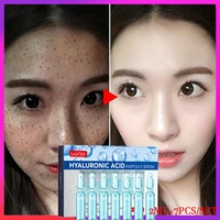 7pcs hyaluronic acid ampoule face serum shrink pore anti ance nicotinamide whitening moisturizing anti aging wrinkle skin care