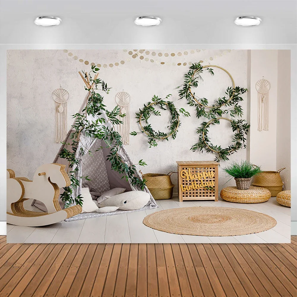 Фон для фотосъемки с изображением леса