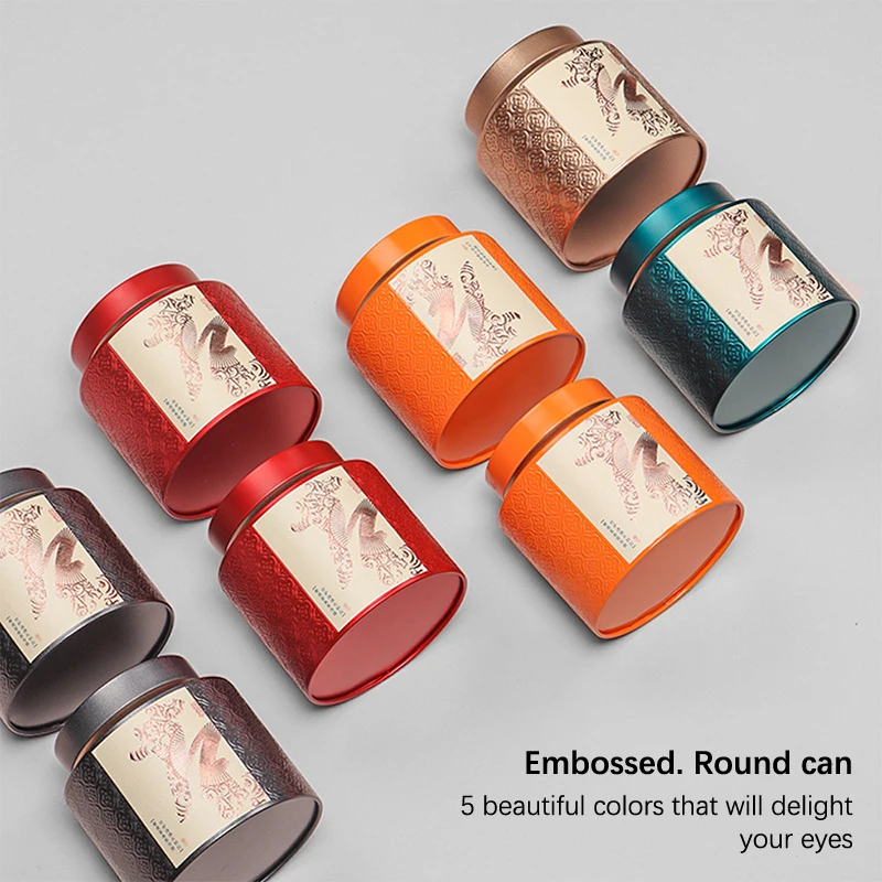 Портативный органайзер с тиснением жестяная коробка для чая банки мини-чайник