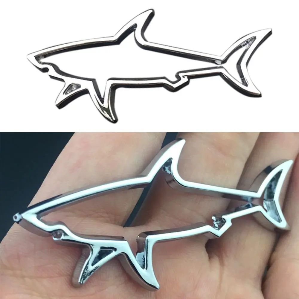 2 шт. автомобильные аксессуары самоклеящаяся полая акула рыба наклейка для