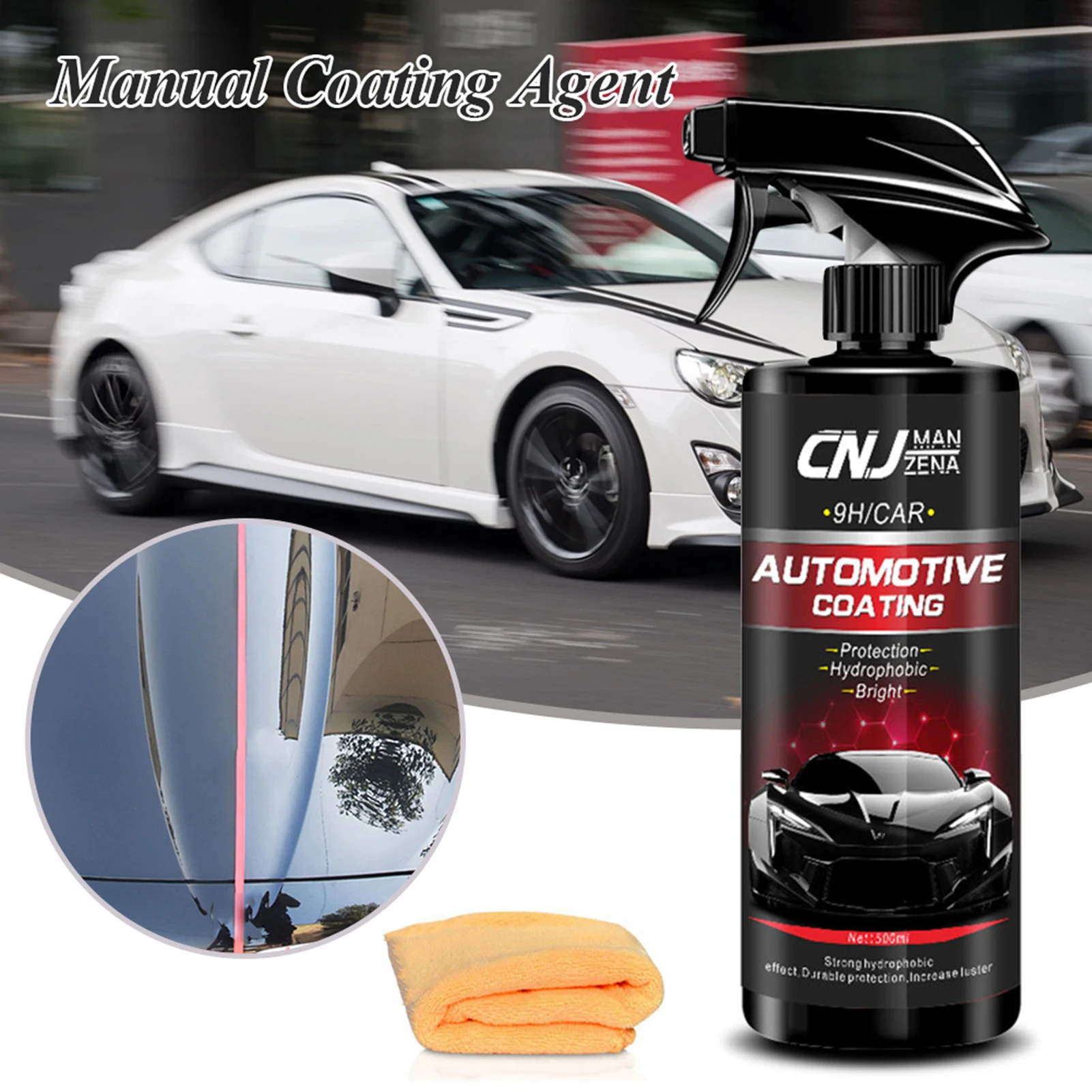 

500ML Automotive Nano Coating Liquid Manual Quick Coat Polish Car Coating Agent Polishing Spraying Wax For Car Maintenance Tool