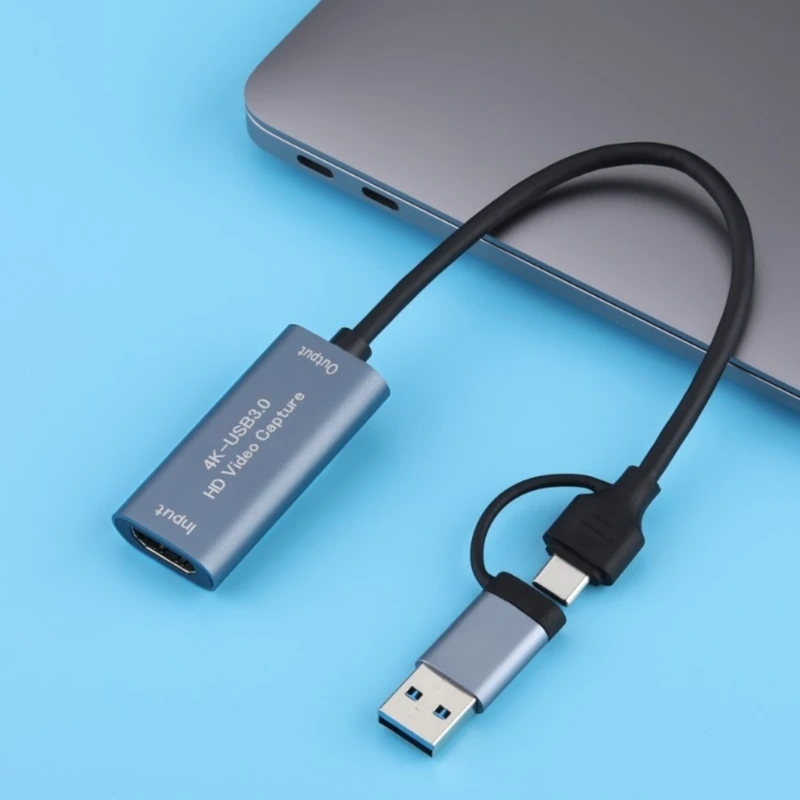 Карта захвата игрового видео в реальном времени USB Type C 2K 50FPS HDMI-совместимая для