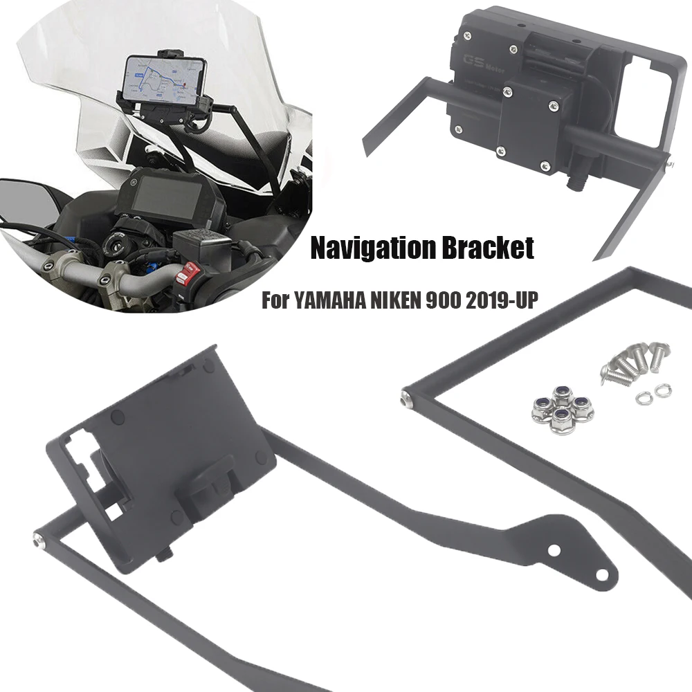 

Motorcycle Front Phone Stand Phone Holder GPS Navigation Usable Plate Bracket For YAMAHA NIKEN 900 NIKEN900 2019 2020
