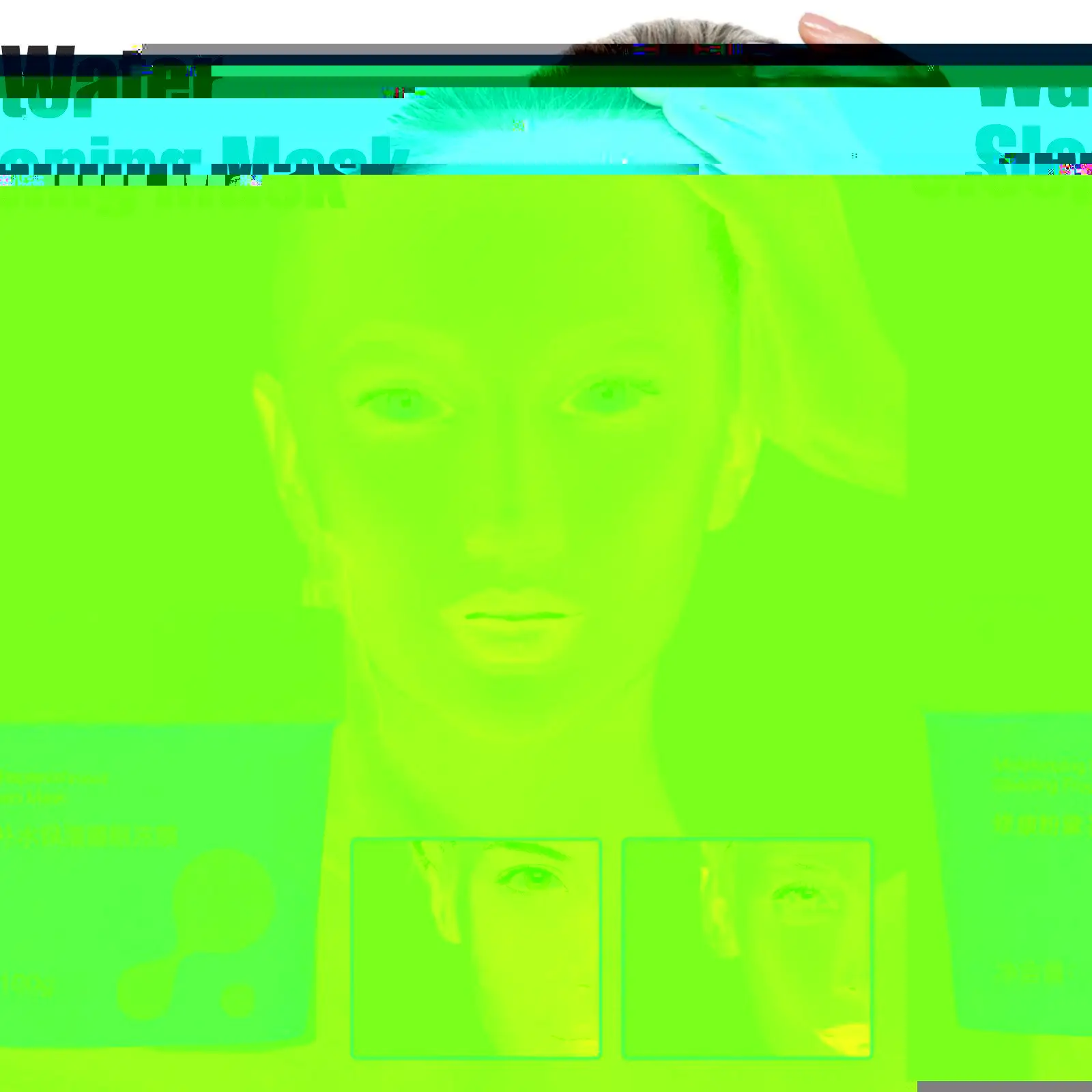 

Moist Ice Water Sleeping Mask Natural Fruit Plant Facial Mask Moisturizing Oil-Control Blueberry Cucumber Pomegranate Fruit